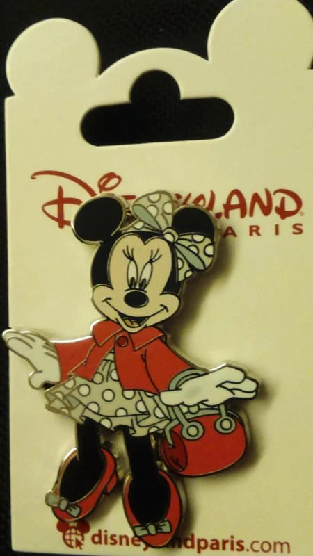Pins Disney Disneyland Paris: Minnie shopping avec son sac